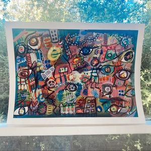 BASQUIAT STYLE original painting